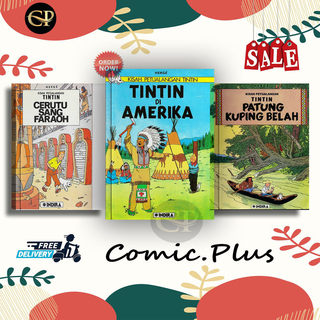 The Adventure Story of Tintin 24 Series - อินโดนีเซีย - cpluss
