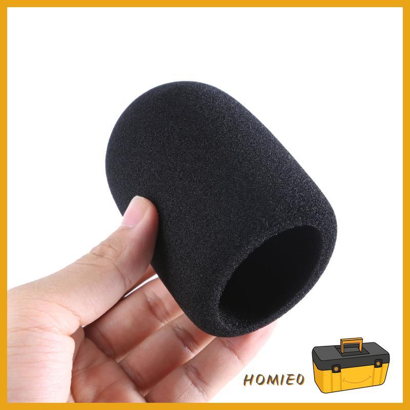HOMIE0 ไมโครโฟนกระจกโฟมสําหรับ AT2020 AT2035 ไมโครโฟนฟองน้ํากรอง
