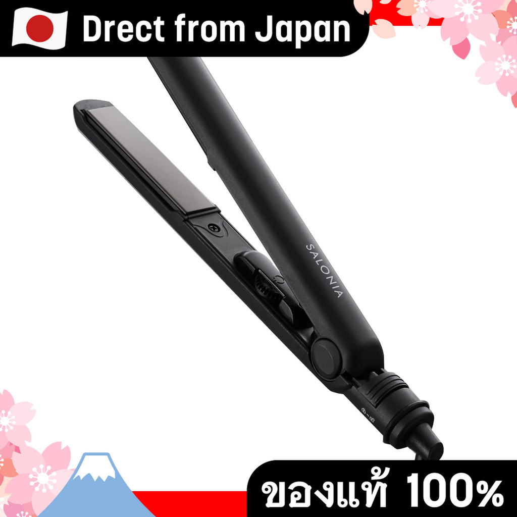 【Direct from Japan】 SALONIA มินิเครื่องหนีบผมตรง รุ่น SL-010SB สีดำ [Amazon.co.jp จำกัดเฉพาะ]