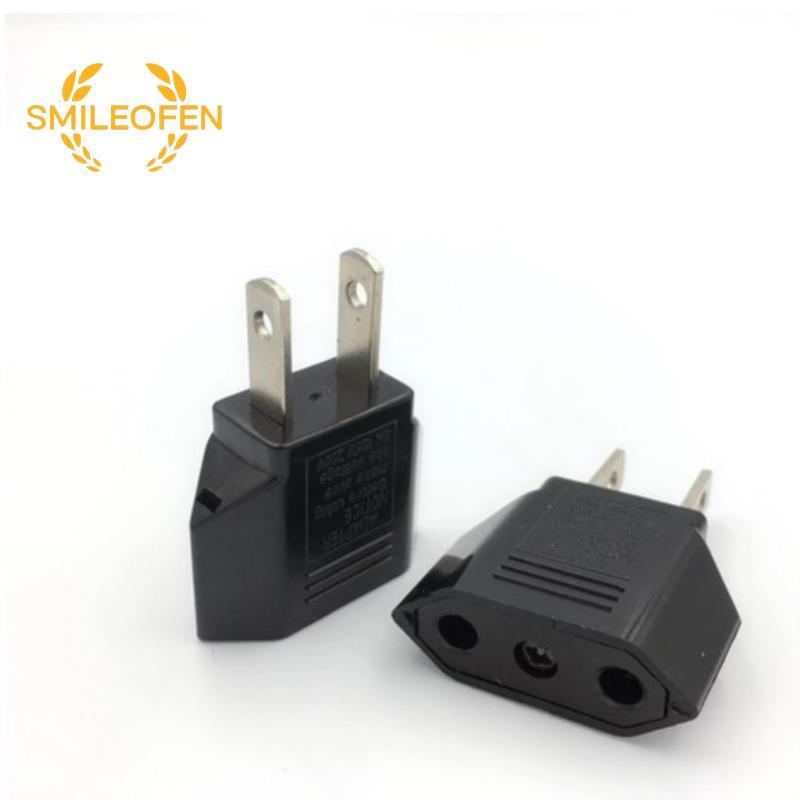 [Smileofen] EU Euro Euro Euro Europe to US USA Power Ja Wall Plug Converter Travel Adapter Adaptor N