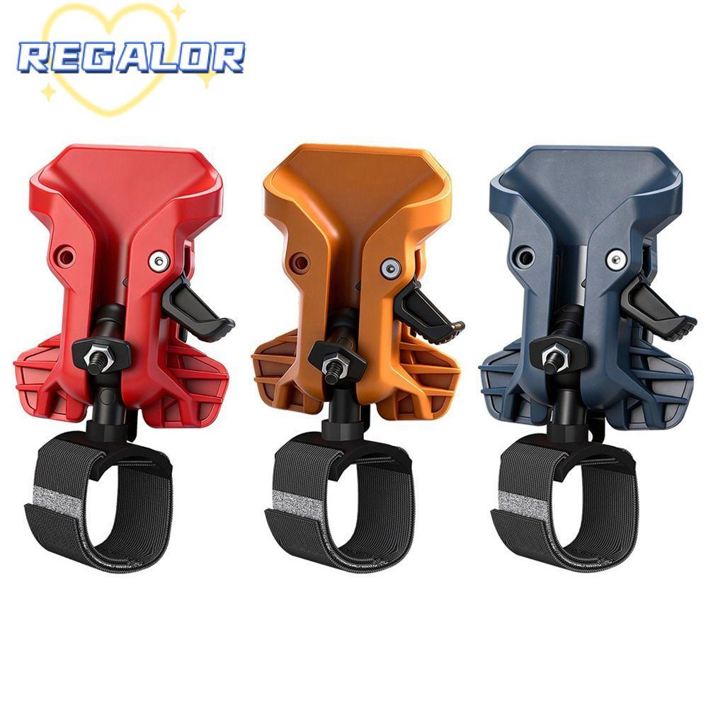 REGOR0G เครื่องมือไฟฟ้าเอวแขวน, Quick Release High-hardness Drill Holder Belt Clip, Portable Storage Self-locking Portable Tool Organizer Multitool Organization