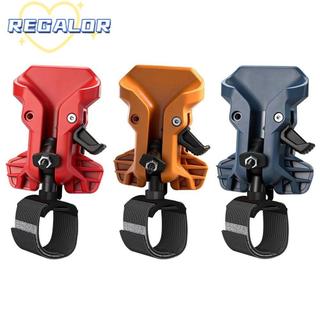 REGOR0G เครื่องมือไฟฟ้าเอวแขวน, Quick Release High-hardness Drill Holder Belt Clip, Portable Storage Self-locking Portable Tool Organizer Multitool Organization