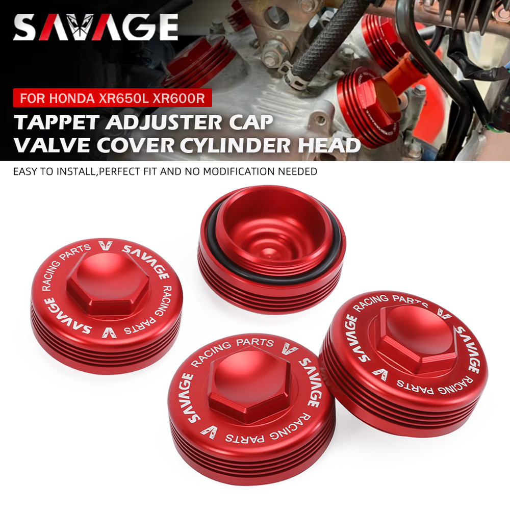 OT Cylinder Head Engine Valve Cover Tappet Adjuster Cap For HONDA XR650L XR650R XR500R XL350R XBR500