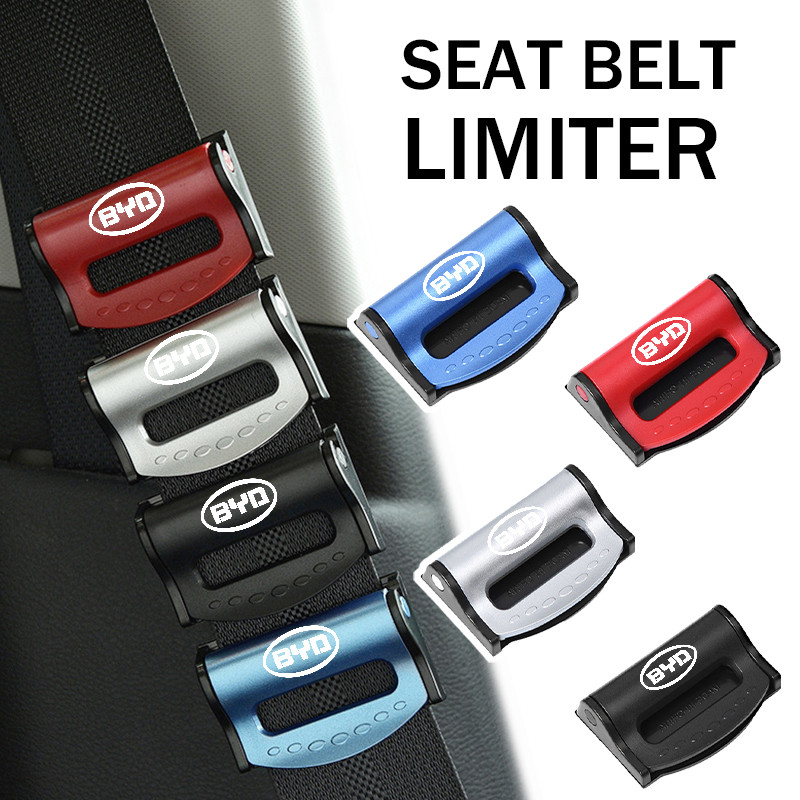 รถความปลอดภัยเข็มขัดนิรภัยหัวเข็มขัดคลิป Seatbelt Stopper Adjuster คลิปผ่อนคลายไหล่คอสายคล้องคอคลิปส