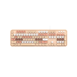 MOFII SWEET K Wired Retro Keyboard - LIPPINK/LIPBLUE/LIPWHITE/LIPPURP/LELIPGREEN/LIPMILKTEA/PINKMILK