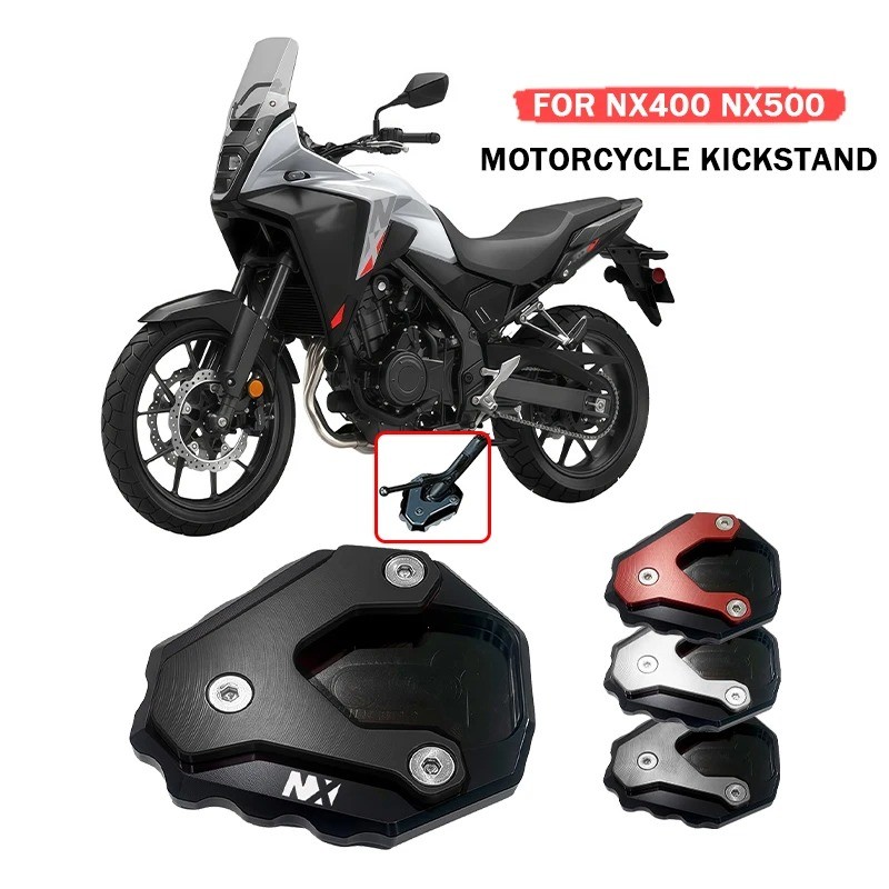 สําหรับ HONDA NX500 NX400 NX 500 NX 400 nx400 nx500 2024 2025 2026 รถจักรยานยนต์ Kickstand ขาตั้ง Ex