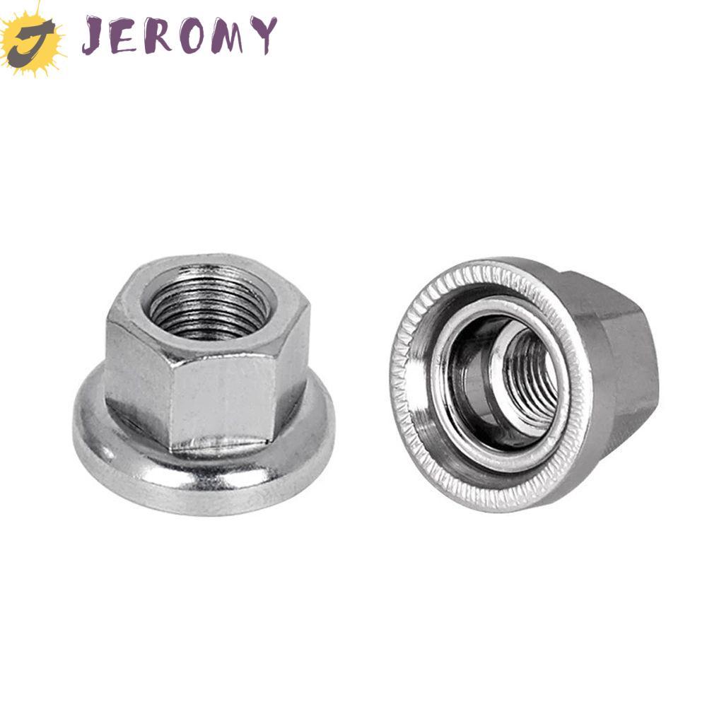JEROMY Hub Nuts สำหรับจักรยานภูเขา.Fixed Gear ป้องกันการลื่นไถล ขนาด M9 และ M10