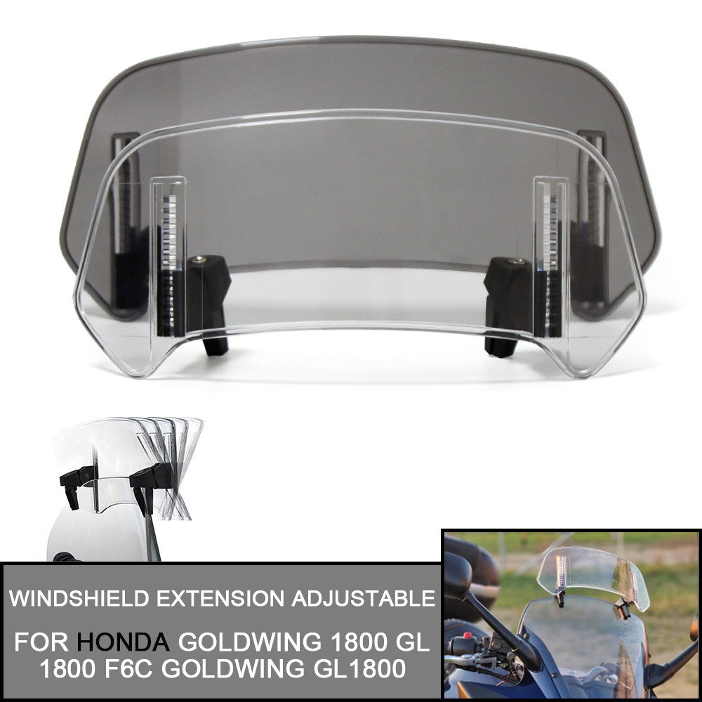 Dกระจกรถจักรยานยนต์ขยายปรับสปอยเลอร์ Deflector สําหรับ HONDA GoldWing 1800 GL1800 F6C Goldwing GL180