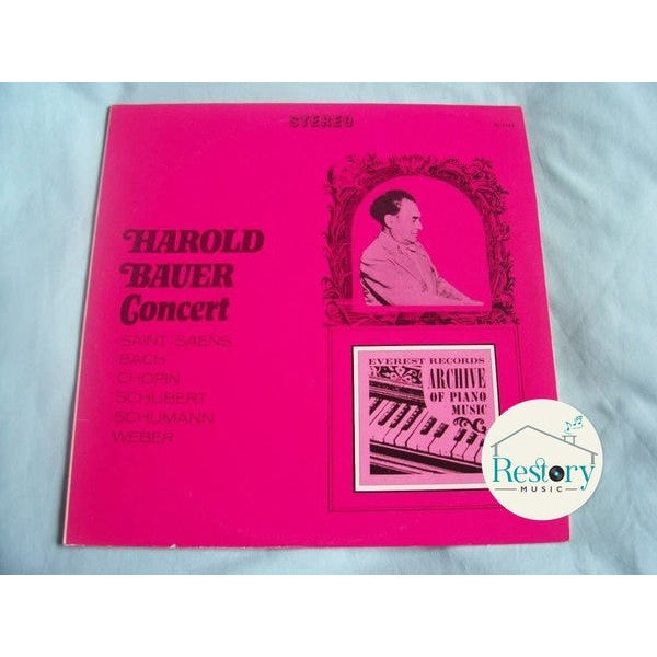 แผ่นเสียง Harold Bauer - Harold Bauer Concert (Vinyl) (VG+)