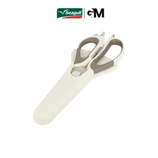 Seagull กรรไกรครัวพร้อมปลอก 9 นิ้ว ถอดล้างได้ รุ่น อีซี่ Easy Detachable Kitchen Scissors with Sheath