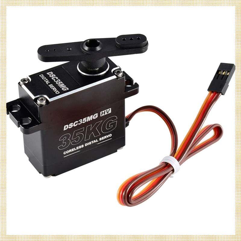 [1ejafnkblh.ph] เกียร์โลหะ HV Digital Servo 35KG DSC35MG Digital Servo สําหรับรถยนต์ RC เรือ หุ่นยนต