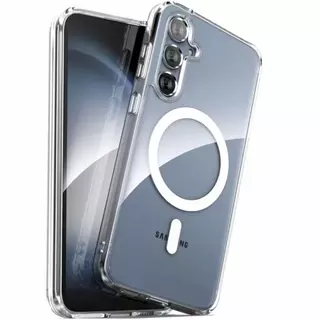 เคสแม่เหล็กใส สำหรับ Samsung A57 A37 S25FE A07 A17 A56 A36 A26 A16 A06 A15 A25 A35 A55 A54 S23FE S24FE ชาร์จไร้สาย 051