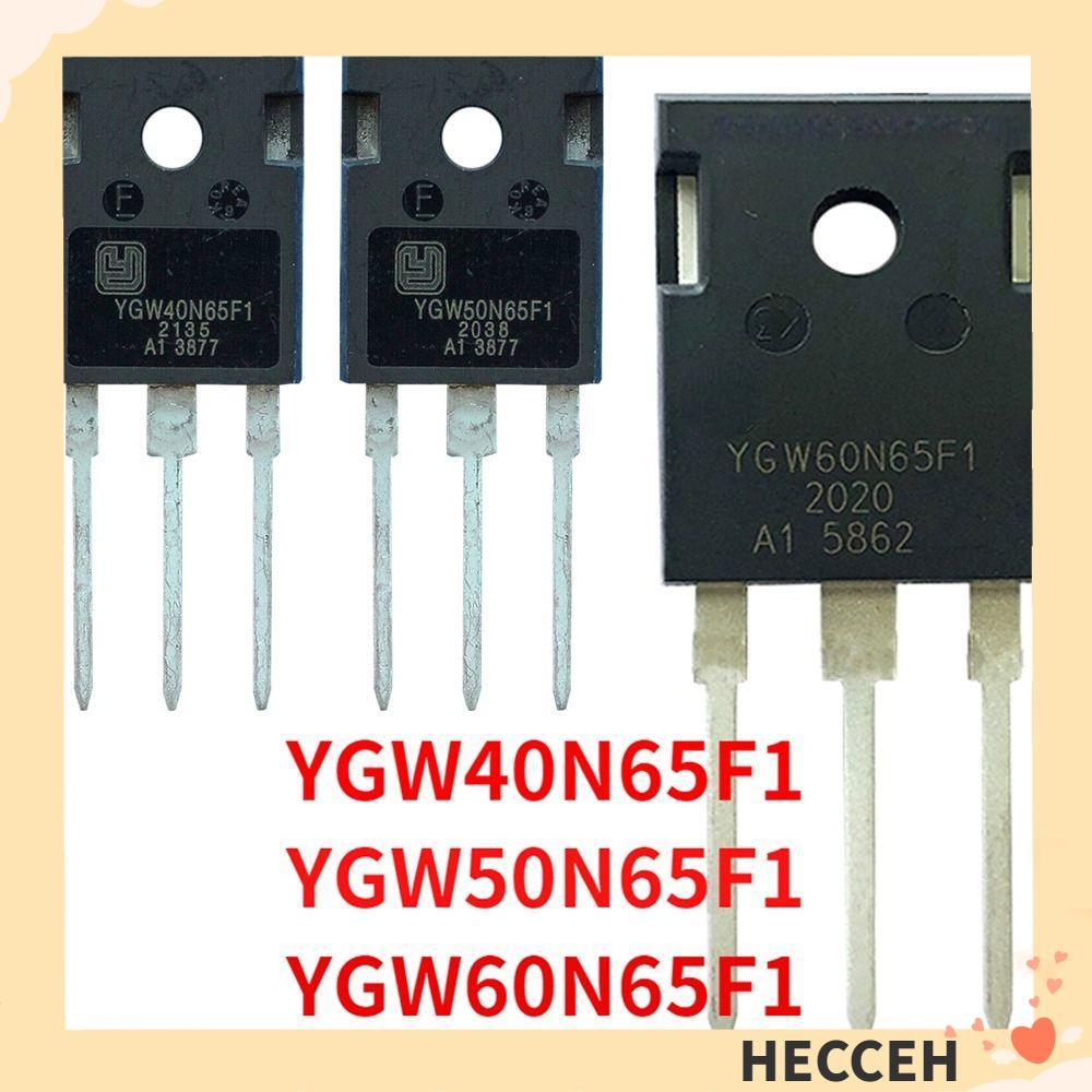 HECCEH 2 ชิ้น MOS Field Effect Tube 650V YGW50N65F1 YGW40N65F1 YGW60N65F1