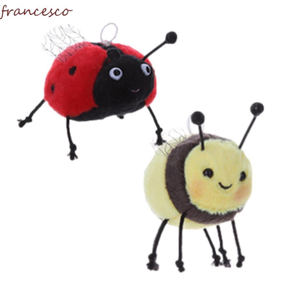 FRANCESCO Ladybug Bee ตุ๊กตาเด็ก, Ladybug Bee แมลงที่มีสีสัน Ladybug Bee ของเล่นตุ๊กตา, การ์ตูนสัตว์