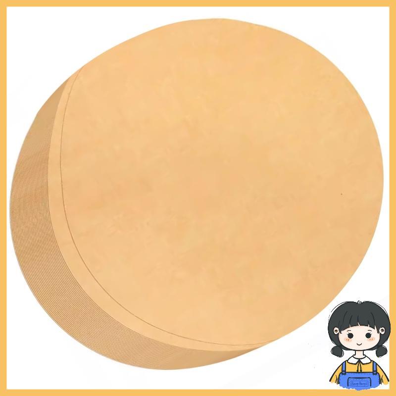 บาง 100 ชิ้นทิ้งเค้ก Liners เบเกอรี่กระดาษ Liners เค้ก Pans Liners วงกลม