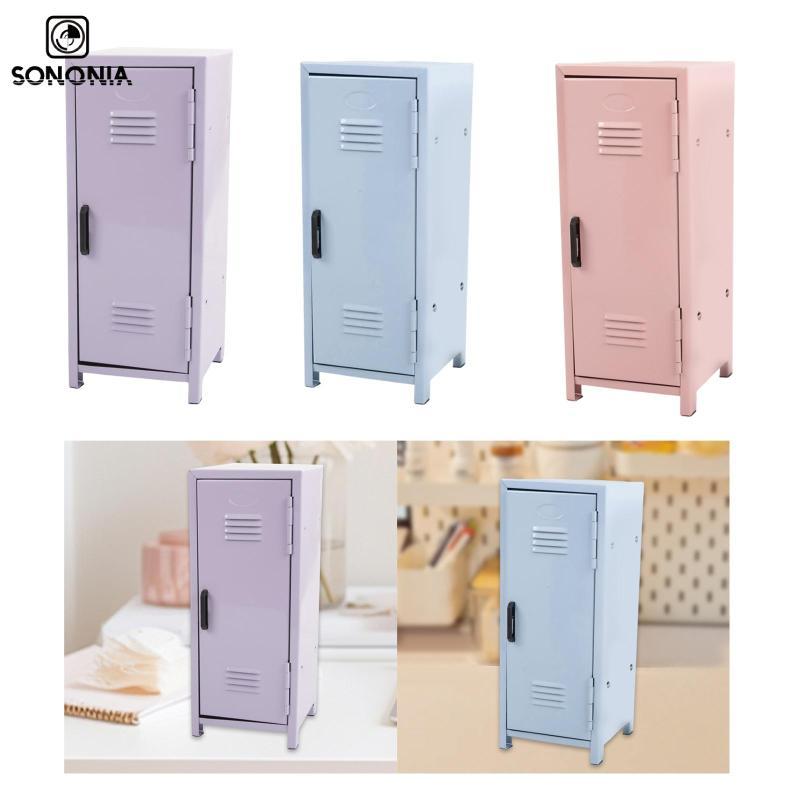 [SONONIA] Mini Locker กล่องจิ๋วอเนกประสงค์น่ารักสําหรับแต่งหน้าการ์ดเครื่องประดับ
