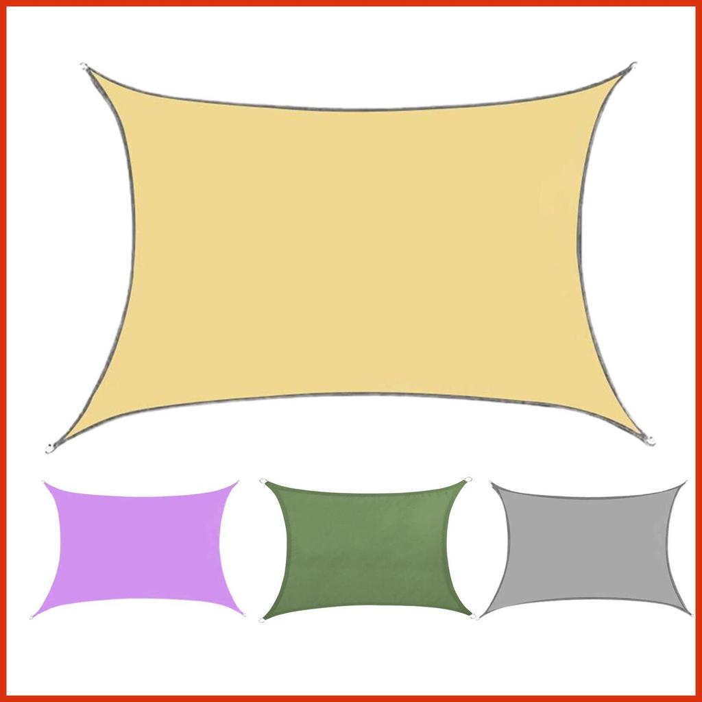 Sun Shade Sail UV Block Shade Sail UV ทน Canopy กันสาด Shelter Square Sun Shade Sail สําหรับ Backyar