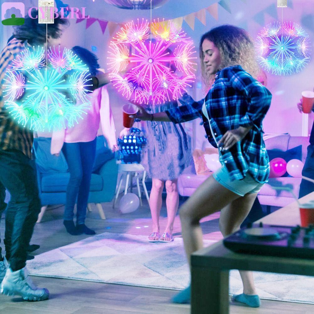 CYBERLINX โคมไฟจี้พลังงานแสงอาทิตย์, IP44 ประหยัดพลังงาน LED แขวนโคมไฟระย้า, เทศกาล 8 โหมดบรรยากาศตก