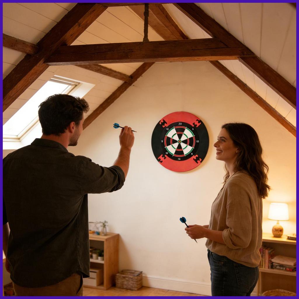 Dart Board Wall Protectors ป้องกัน Flocked กีฬาอุปกรณ์เสริม Dart Board Wall Protection แหวนสําหรับเห