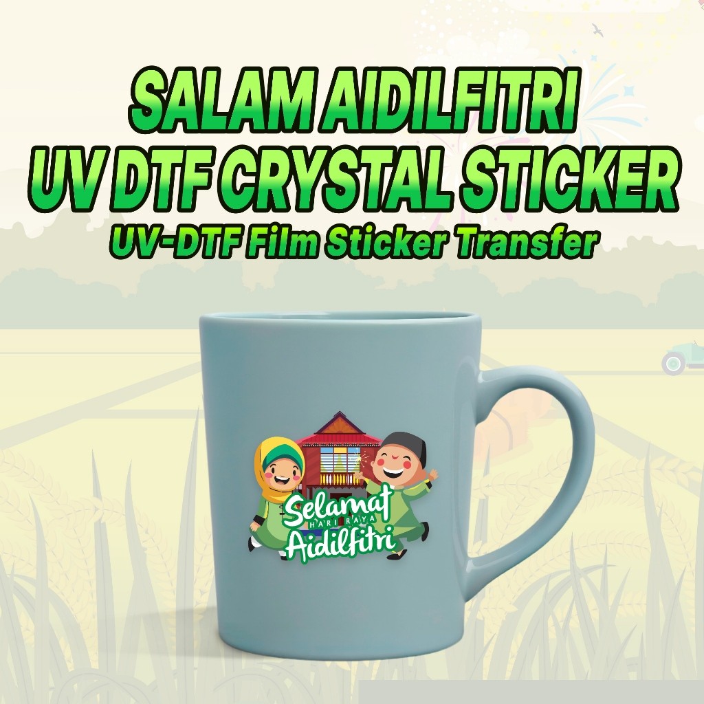 UV DTF CRYSTAL STICKER UV-DTF Film Sticker Transfer