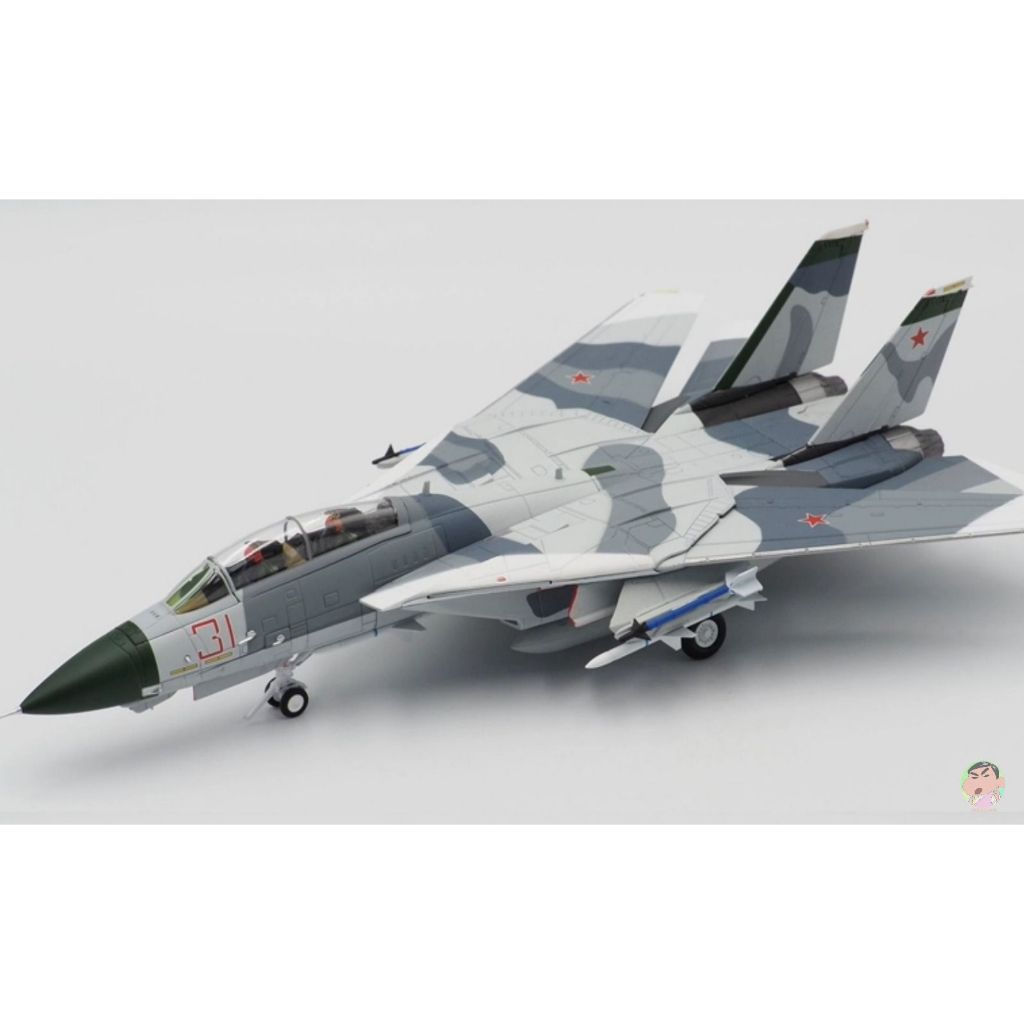 (🔵PRE-ORDER)Calibre Wings 1/72 F-14A VF-126 สีแดง 31 Tomcatsky BuNo 159855 โมเดลครบเซ็ต
