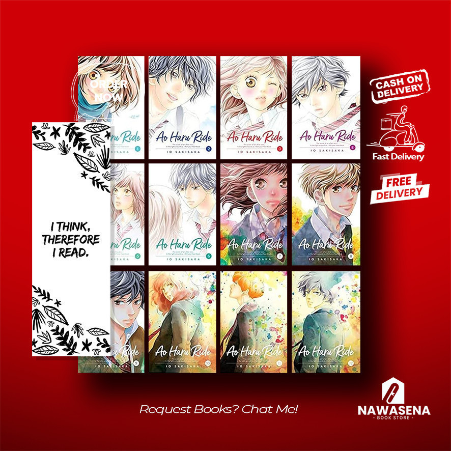 Ao Haru Ride Comic (ซีรีส์ 13 เล่ม) โดย Io Sakisaka (ภาษาอังกฤษ)