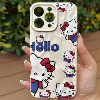 เคสโทรศัพท์ลายเฮลโลคิตตี้สุดน่ารักนี้ใช้ได้กับ iPhone 13Pro/11/12ProMax/14/15/16 เป็นเคสคุณภาพสูงที่ช่วยปกป้องเลนส์กล้อง