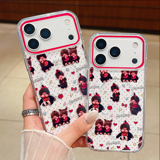 🌈Lucy🌈แม่เหล็ก เคสใสกันกระแทก เคสสําหรับไอโฟน 16 เคสชาร์ได้ สำหรับ IPhone 11 17 Pro MAX 13 15 14 12 7/8Plus MONCHHICHI
