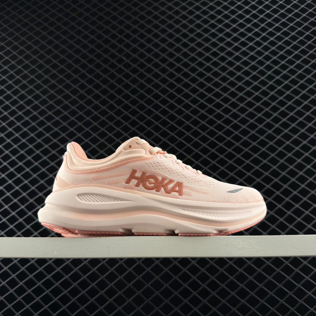 W7JP HOKA Bondi 9 รองเท้าวิ่งหนา Soled สําหรับผู้หญิงดูดซับแรงกระแทกกันกระแทกข้ามประเทศ Sneackers KQ