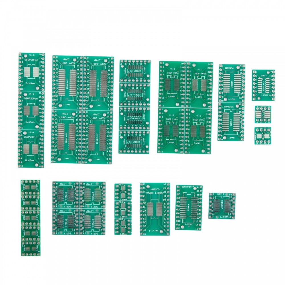 บอร์ด PCB Breadboard SMD เปิด DIP SOT23 8 คุณภาพสูงสําหรับการทดสอบไฟฟ้า