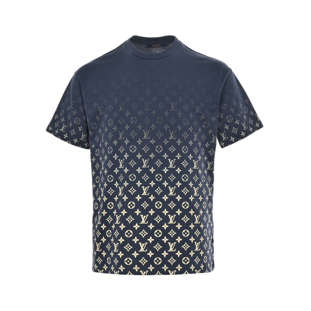 LOU & IS VU * ITTON/L & V2026 Star 2026 เสื้อยืดแขนสั้นคอกลมสไตล์คู่ผู้ชายสไตล์ญี่ปุ่น 2025 ฤดูใบไม้