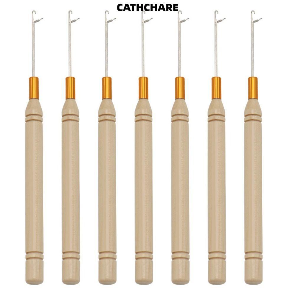 CATHCHARE294 12 ชิ้นโครเชต์ต่อผมห่วง,ไม้จับโลหะผสมดึงตะขอ, Braids ซิลิโคน Link แหวนประดับด้วยลูกปัด Link แหวน