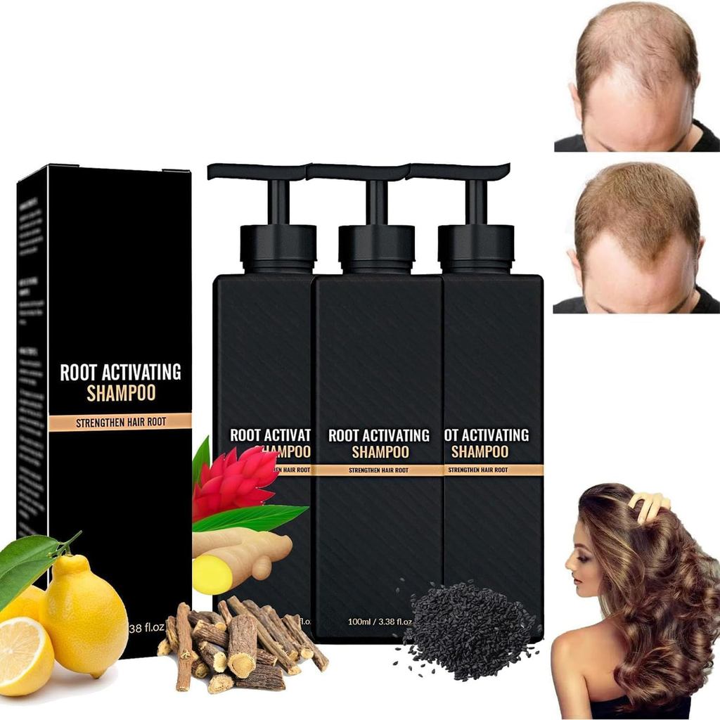 Spartan Root Activator Shampo, 2025 New Spartan Hair Loss Shampoo, Spartan Shampoo Root Activator, M