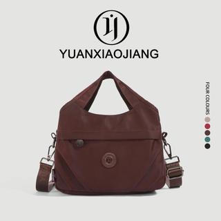 YUANXIAOJIANG กระเป๋าสะพายเฉียง รุ่นใหม่ ดีไซน์มัลติฟังก์ชัน ผ้าไนลอนกันน้ำ ถือได้สะพายไหล่ได้ แฟชั่นทันสมัย