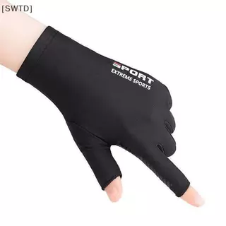 [SWTD] Anti-UV ผู้ชายผู้หญิงถุงมือตกปลา Antiskid ฤดูใบไม้ผลิ Breathable ขี่จักรยานถุงมือกีฬาตกปลา null