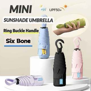 acelit11.ph New Ultra-Light Mini Umbrella with hook UV Protection Folding Umbrella sunny and rain