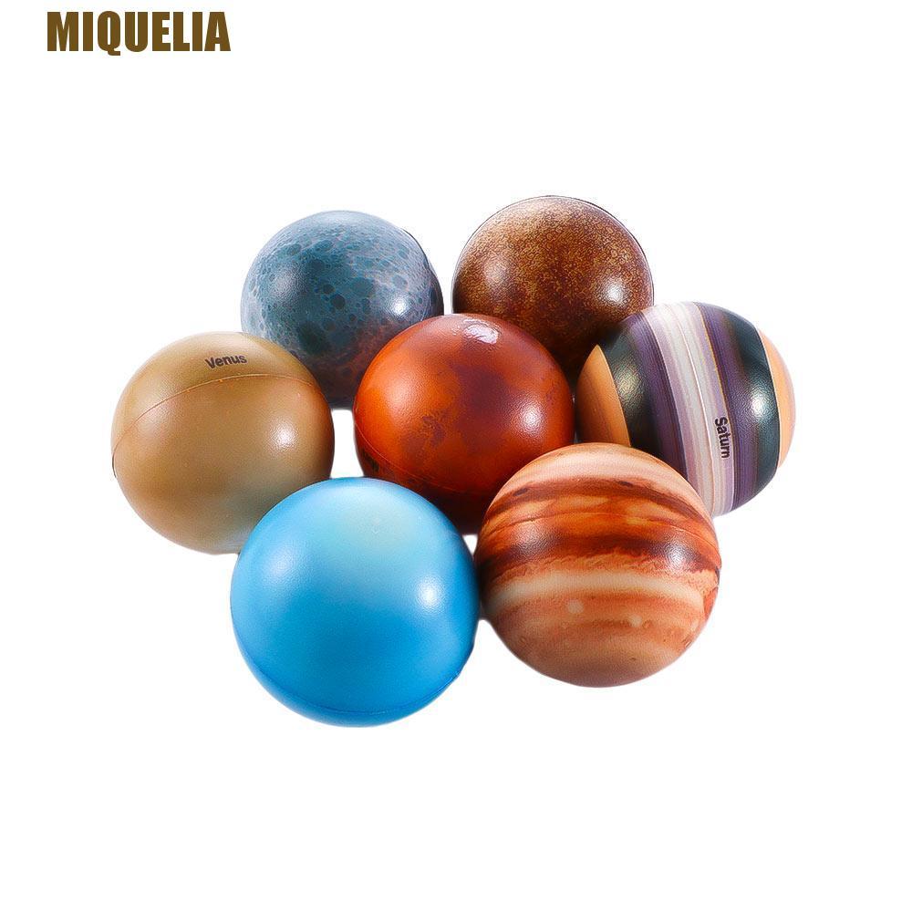 MIQUELIA Moon Star Ball ระบบพลังงานแสงอาทิตย์สําหรับเด็กที่มีสีสันความเครียดบรรเทาของเล่นเพื่อการศึก