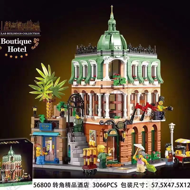 พร้อมสต็อกจีนอาคารบล็อกถนนดูชุดมุมบูติกโรงแรม10297สถานีตํารวจชุดเต็มอาคารประกอบของเล่นรุ่น