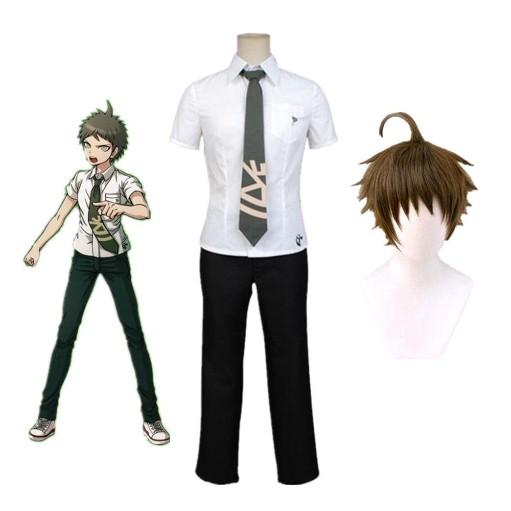 Danganronpa Hinata Hajime ชุดนักเรียนชุดเครื่องแต่งกายคอสเพลย์เสื้อผ้าอะนิเมะ