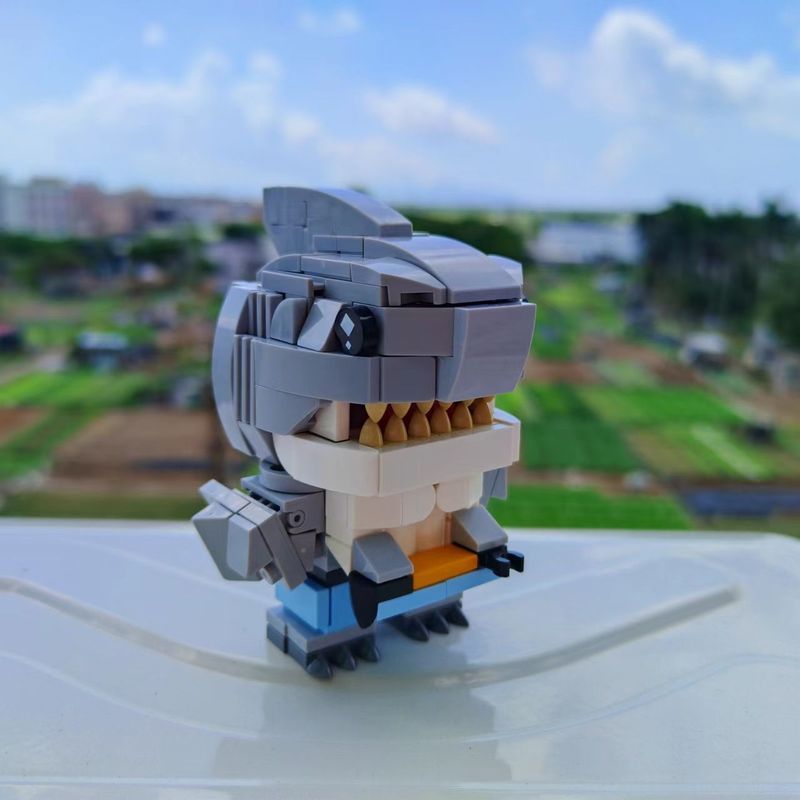 บล็อกตัวต่อ Shark King Nananaway เข้ากันได้กับของเล่น Lego MOC DC Comics Star Wars Series Nishito Iz