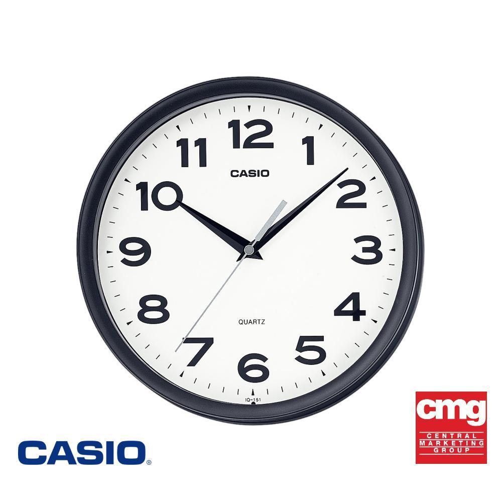 CASIO นาฬิกาแขวนผนัง รุ่น IQ-151-1DF สีดำ