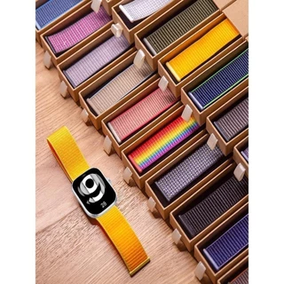 สายรัดไนลอน for Redmi Watch 6 5 4 สายรัดข้อมือแบบปรับได้ สายรัดข้อมือเปลี่ยนอุปกรณ์เสริม for Mi Band 8 Pro/10 9 Pro