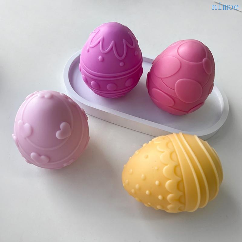 Nio Easter Eggs Mold แม่พิมพ์ไข่ 3 มิติสําหรับทําสบู่