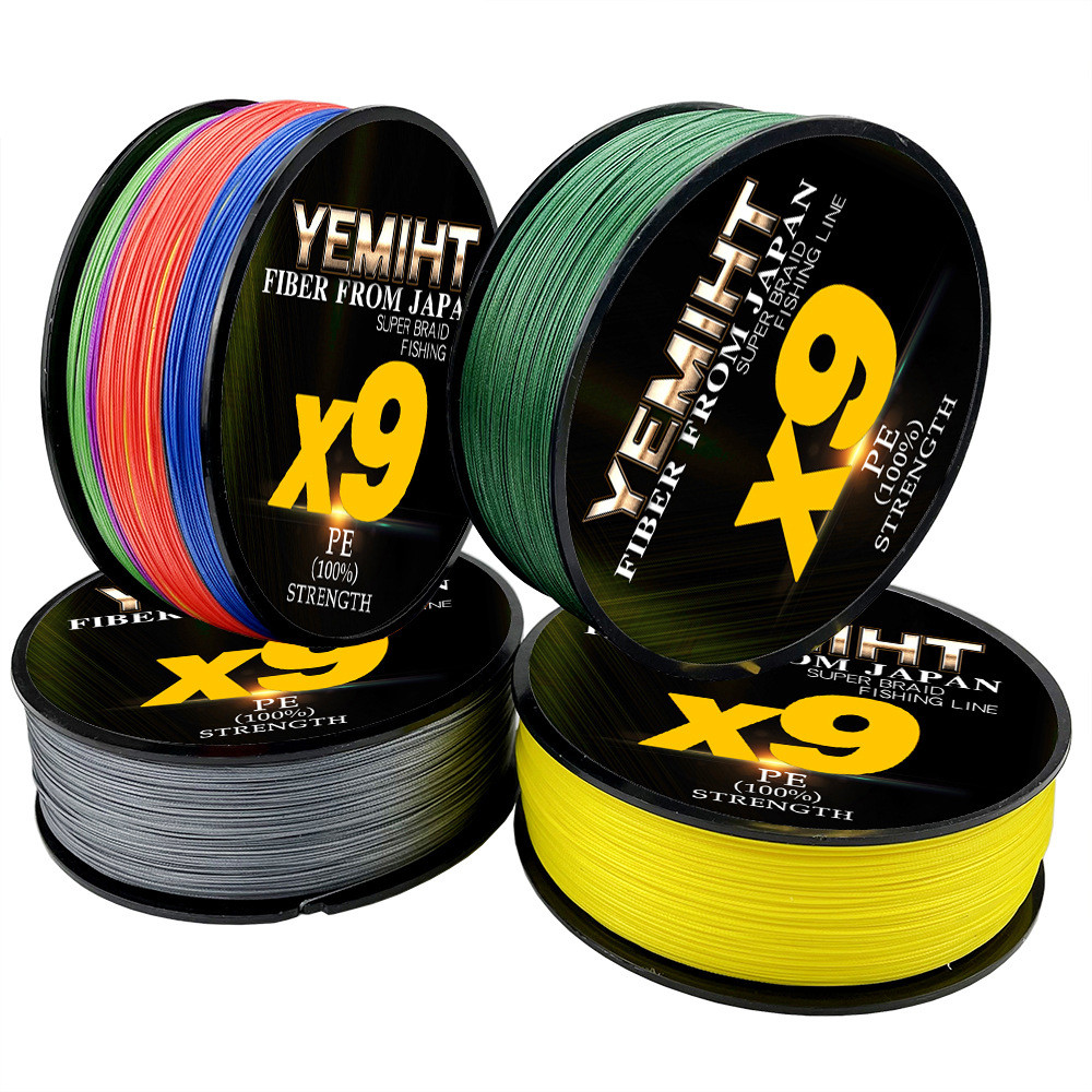 สายPE 100 เมตร ยี่ห้อ YEMIHT ทนแรงดึงสูง สำหรับเส้นหลักในการตกปลามarine