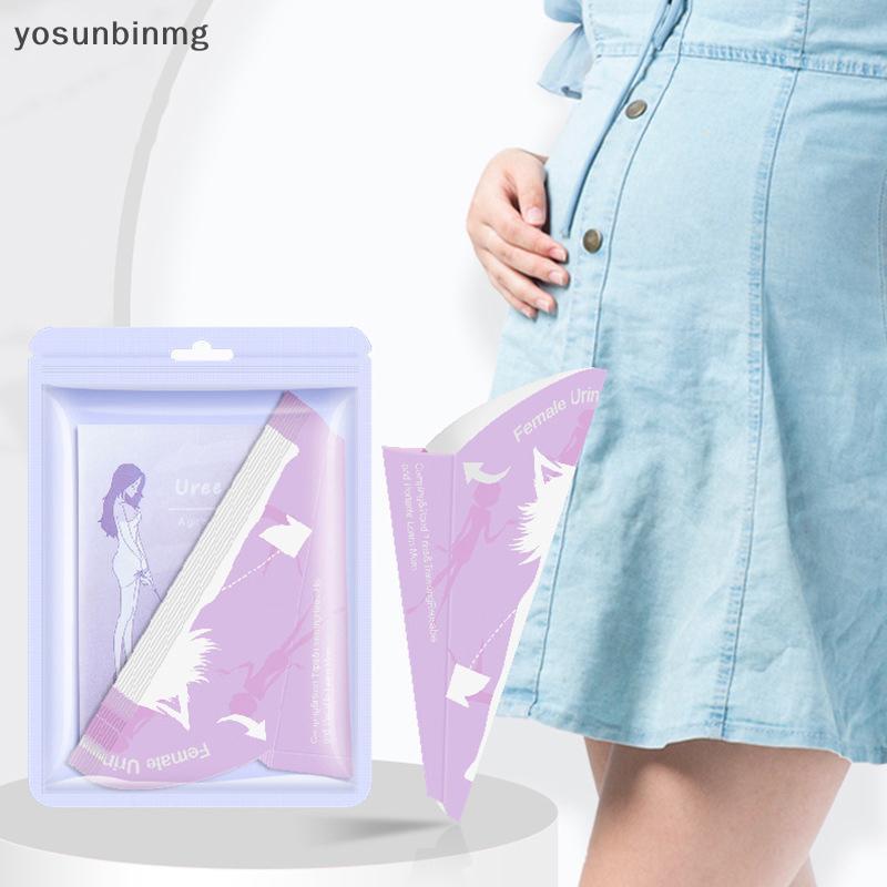 Yosunbinmg] 10PCS ทิ้งหญิง Urination อุปกรณ์ผู้หญิงปัสสาวะช่องทางสําหรับการเดินทางตั้งครรภ์ Camping กลางแจ้งแบบพกพายืน Pee กระดาษถ้วยใหม่
