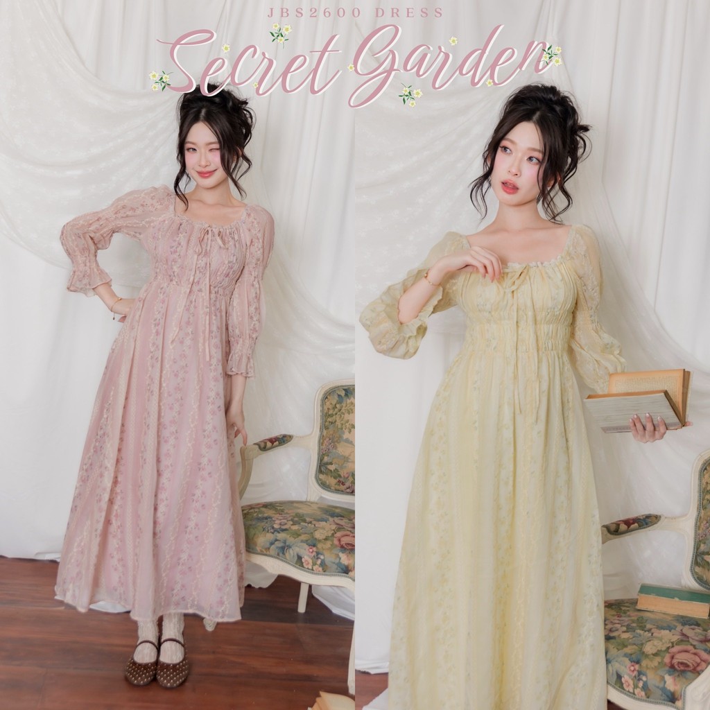 #JBS2600 Secret Garden Dress Joobs studio