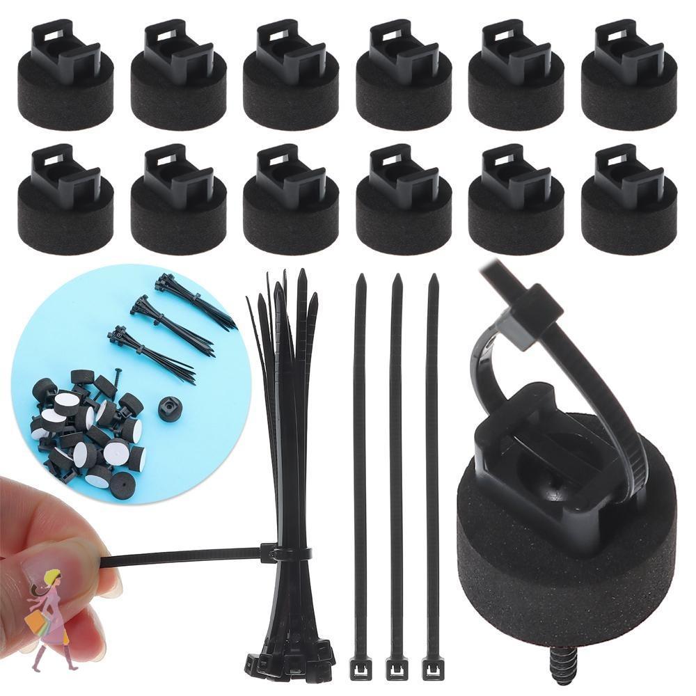 YGBG Zip Tie Mount Kit, Self-Locking อเนกประสงค์ Zip Tie Holders, หัวเข็มขัดไนลอน Heavy Duty Nylon Z