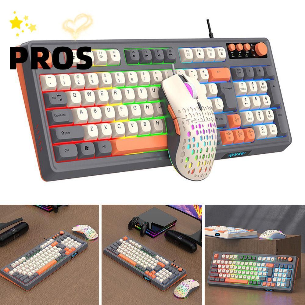 แป้นพิมพ์ PROS RAIKU T98, ชุดเมาส์คีย์บอร์ดเค้าโครงกุญแจ 98 อัน, สํานักงานคีย์บอร์ดเชิงกลสําหรับเล่น