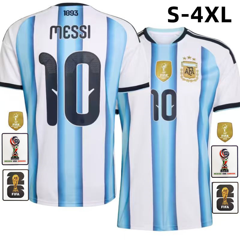 2026 Argentina Home World Cup เสื้อฟุตบอลผู้ชายแขนยาว