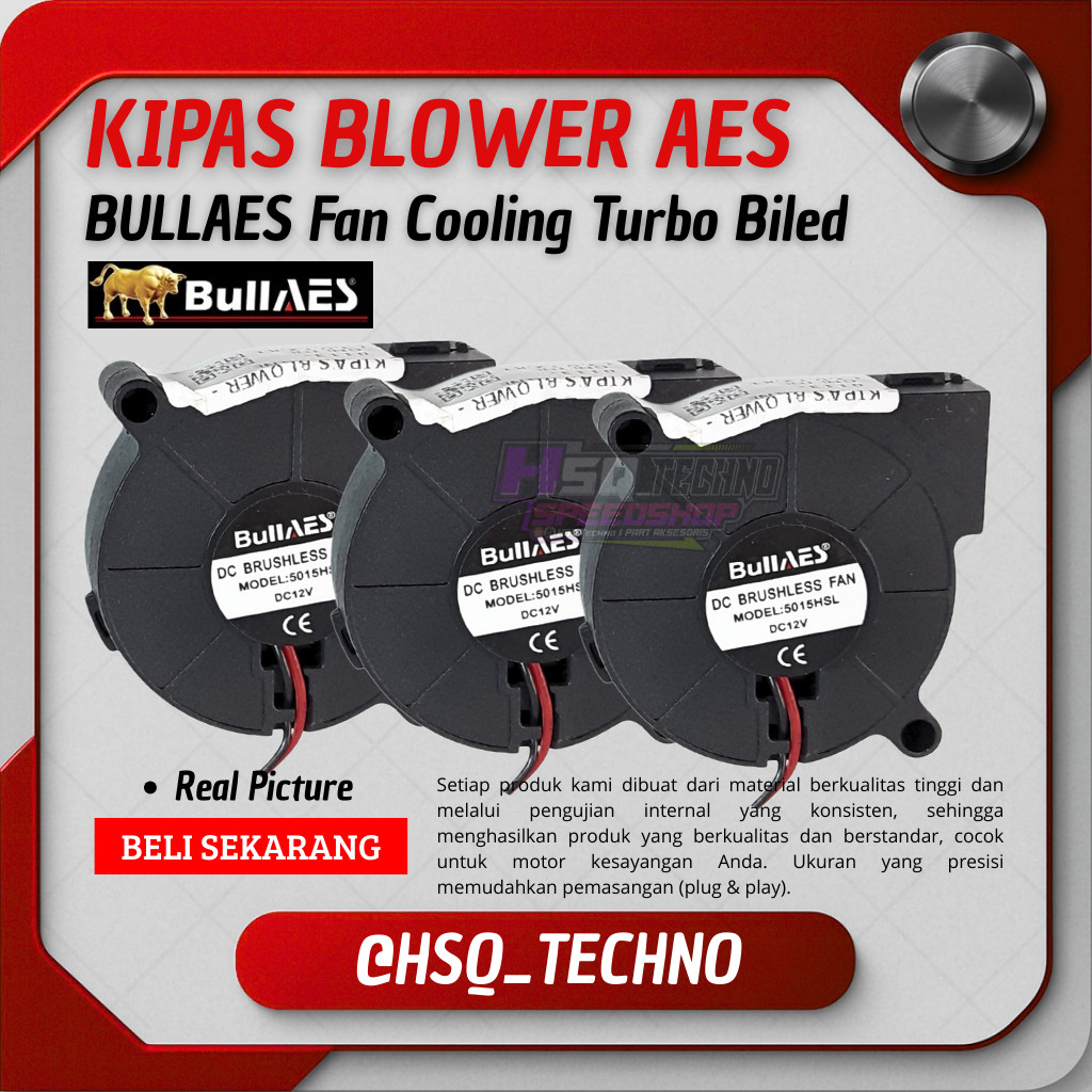 BULLAES BLOWER FAN LAMP HEADLAMP FAN BILED BILASER